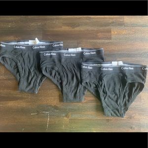 Black Calvin Klein briefs